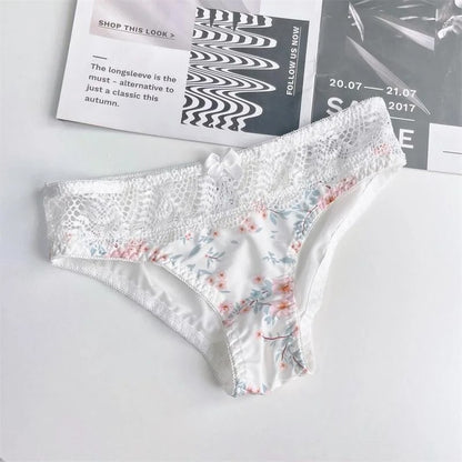 Flourish Floral Lace Bra & Panty Set – Padded Push-Up Design with Elegant Embroidery