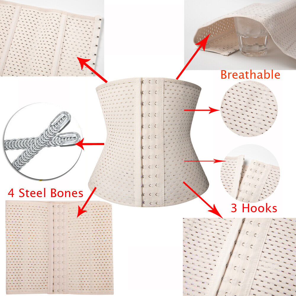 Flourish Waist Trainer Corset – Adjustable Slimming Body Shaper