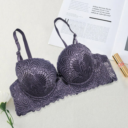 Flourish Double Padded Wired Lace Bra – Bridal & Everyday Stylish Support 8216