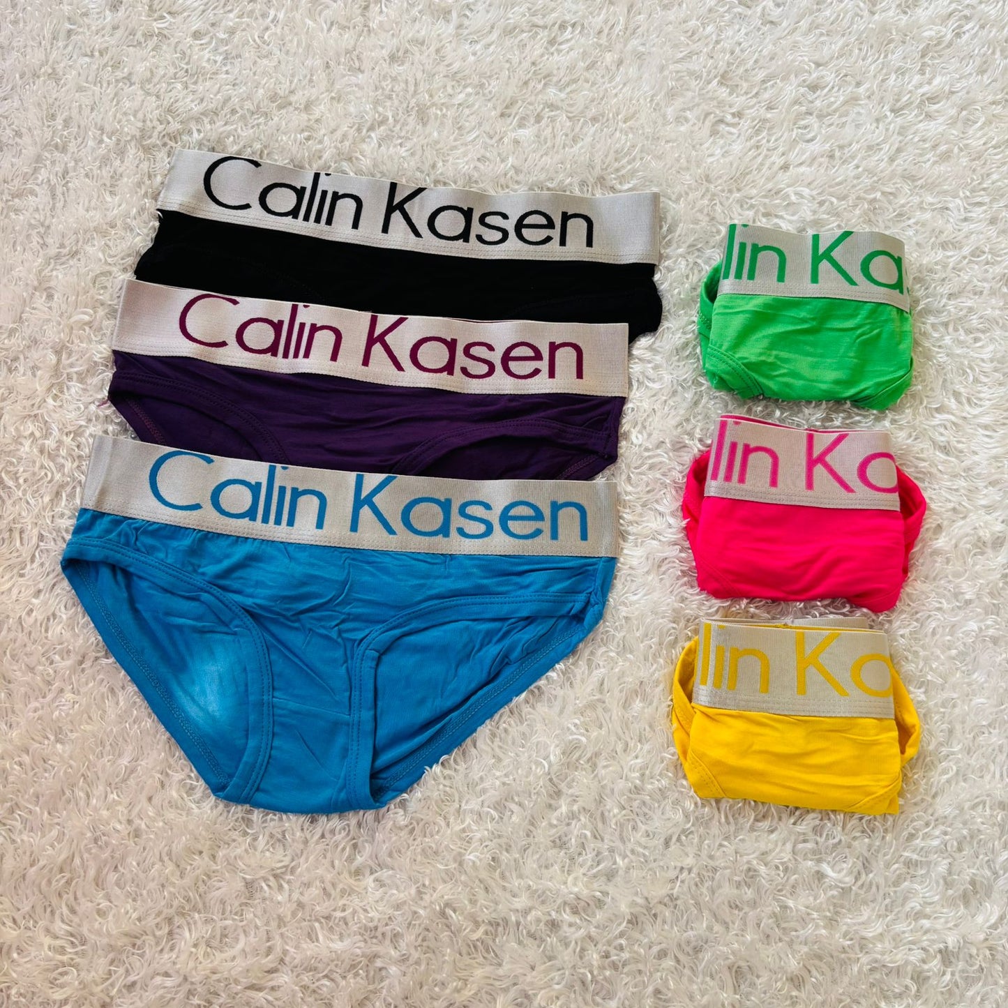 Flourish Pack of 3 Calin Kasen Panty  – Stretchy, Vibrant & Sporty Everyday Comfort