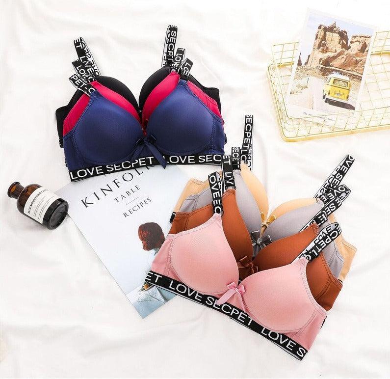 Flourish Pack Of 3 LOVE SECPET Soft Padded Wireless Bra (3367)