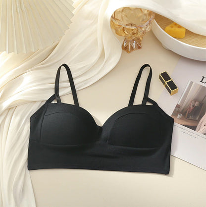 Pack Of 3 Soft Padded Double-Strap Seamless Bra – Comfortable Daily Wear Cotton Blend Bra for Girls & Women – Daisin 828