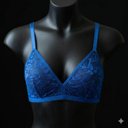 Flourish Net Lace Summer Bralette Collection – Non Padded Soft & Breathable Comfort Wear 128225