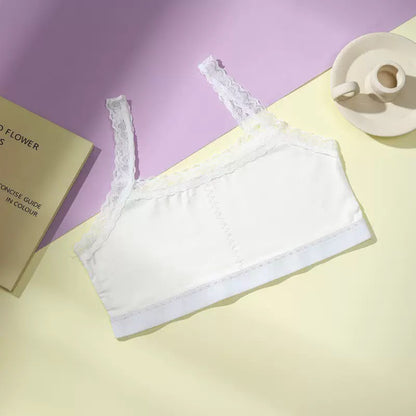 Flourish pack of 3 Teenagers Elegant Floral Lace Camisole Bra Pack -K20
