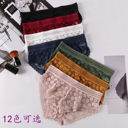 New Ultimate Comfort Floral Lace Panty Collection – Breathable & Soft