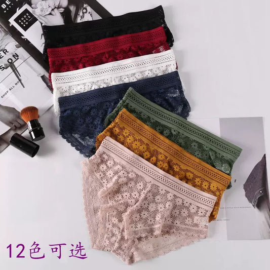 New Ultimate Comfort Floral Lace Panty Collection – Breathable & Soft