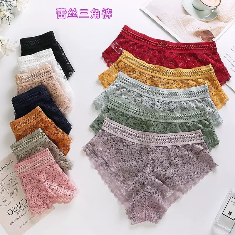 New Ultimate Comfort Floral Lace Panty Collection – Breathable & Soft