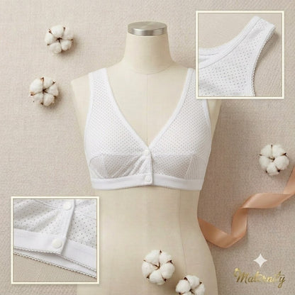 Women's Front Open Maternity Nursing Bra – Soft Cotton Feeding Bra for Pregnancy & Breastfeeding -109