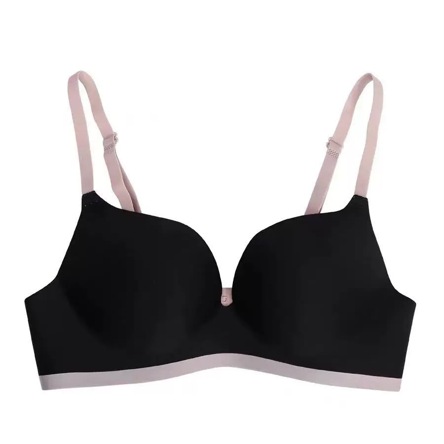 Push Up Comfortable Seamless Padded T-Shirt Sweat-Absorbing Sports  Bra for girls / womens  1100