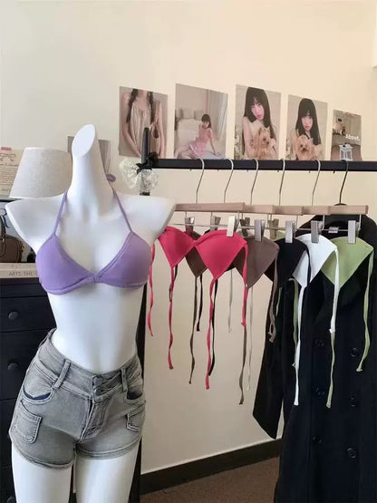 Women’s Padded Triangle Bikini Top - 333