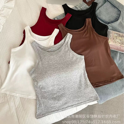 Padded Sando Gym Top – Free Size