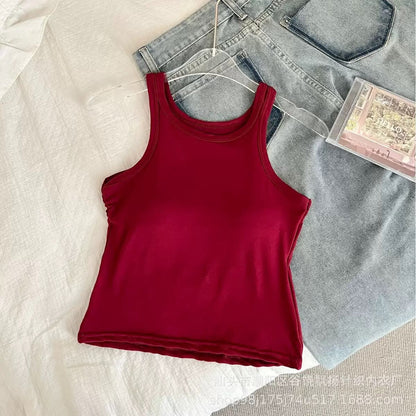 Padded Sando Gym Top – Free Size