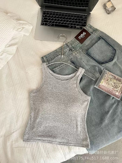 Padded Sando Gym Top – Free Size