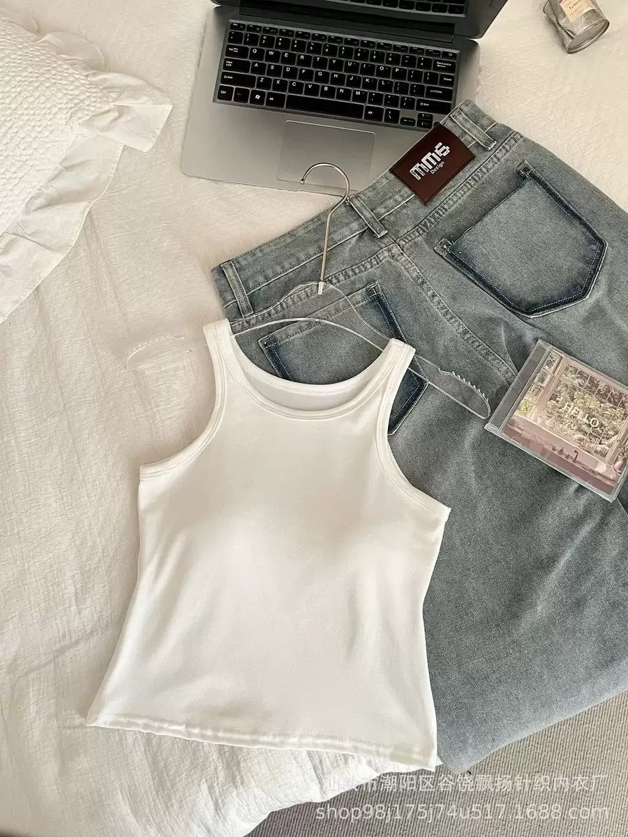 Padded Sando Gym Top – Free Size
