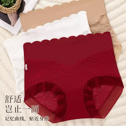 Pack Of 2 Women’s High-Waist Seamless Lace Brief -1726
