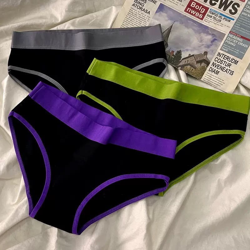 Pack of 3 Ladies’ Stylish Briefs Panties - 8094