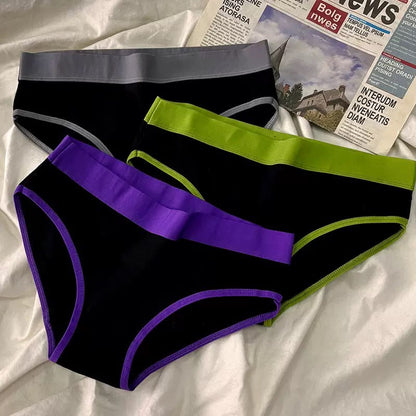 Pack of 3 Ladies’ Stylish Briefs Panties - 8094