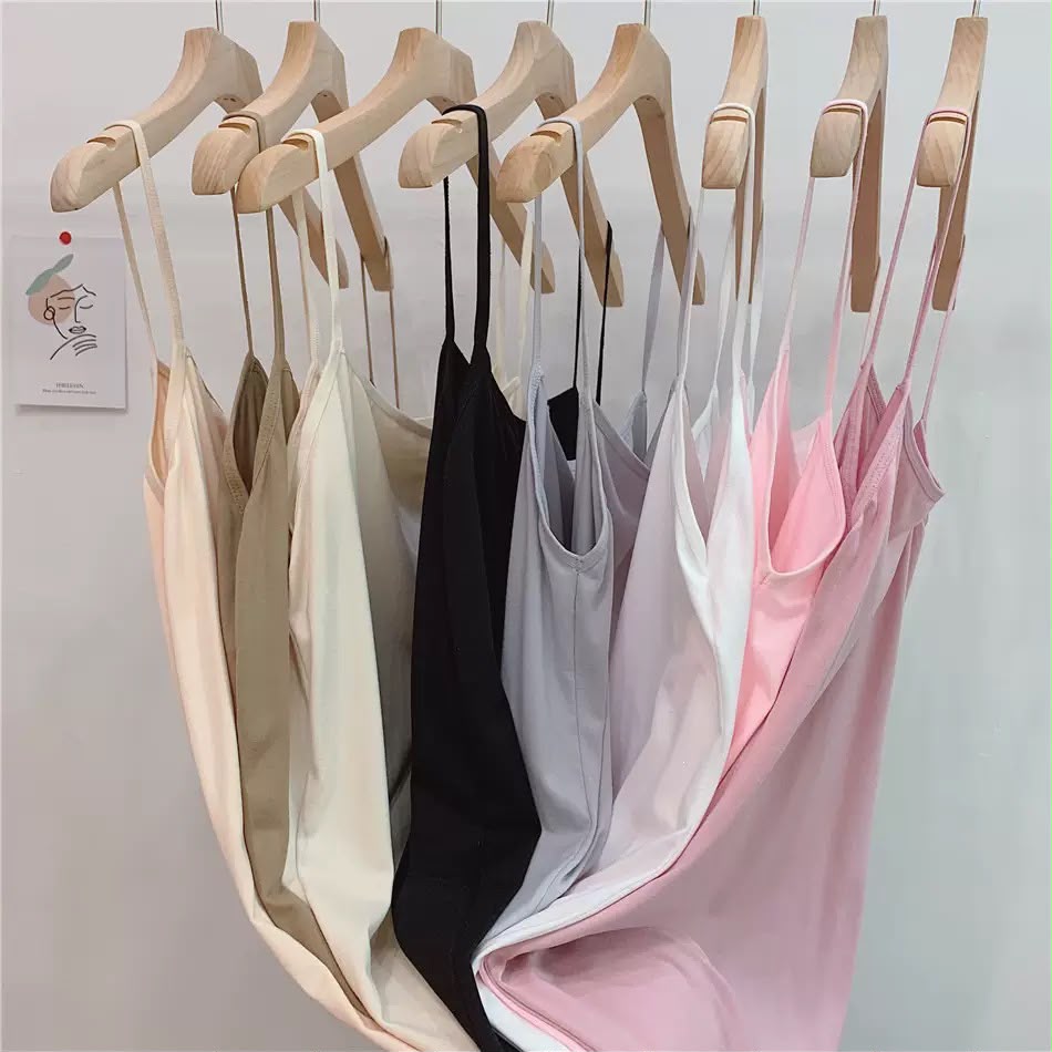 Women's Adjustable Spaghetti Strap Cami Slip Dress – Ultra-Soft Inner Wear & Loungewear-207