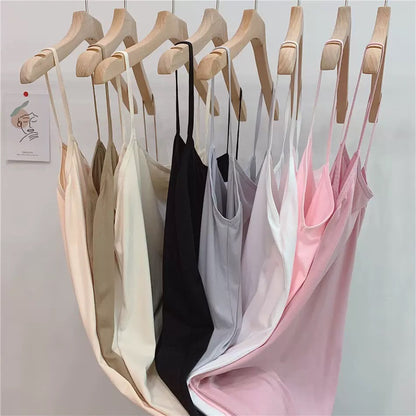 Women's Adjustable Spaghetti Strap Cami Slip Dress – Ultra-Soft Inner Wear & Loungewear-207