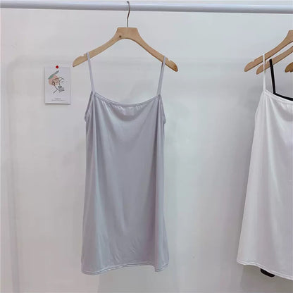 Women's Adjustable Spaghetti Strap Cami Slip Dress – Ultra-Soft Inner Wear & Loungewear-207