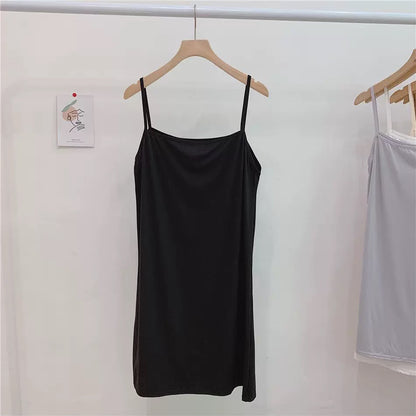 Women's Adjustable Spaghetti Strap Cami Slip Dress – Ultra-Soft Inner Wear & Loungewear-207