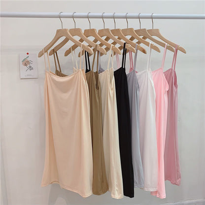 Women's Adjustable Spaghetti Strap Cami Slip Dress – Ultra-Soft Inner Wear & Loungewear-207