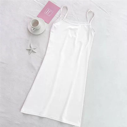 Women's Adjustable Spaghetti Strap Cami Slip Dress – Ultra-Soft Inner Wear & Loungewear-207