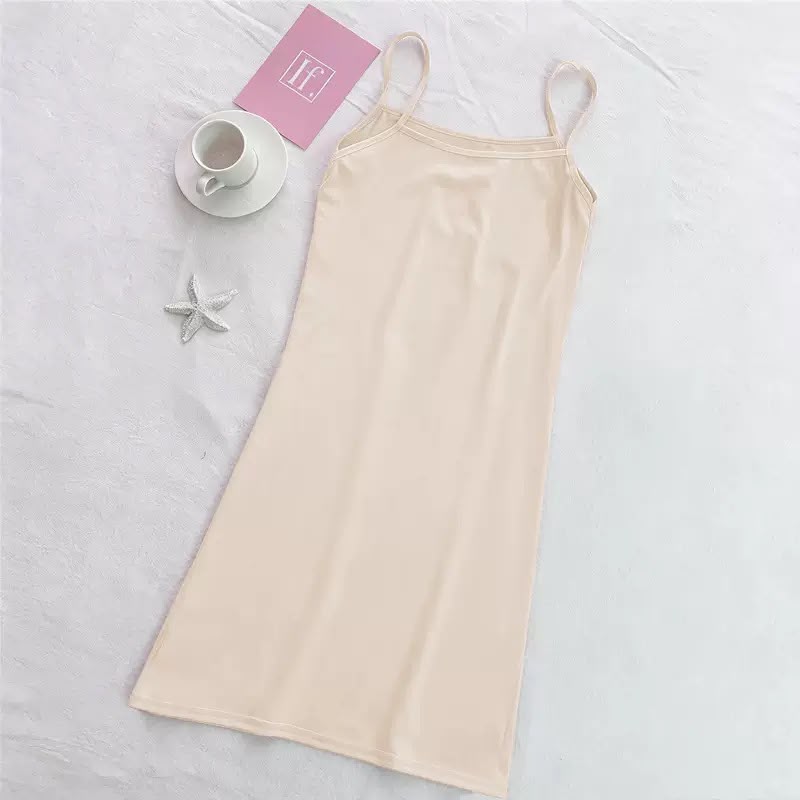 Women's Adjustable Spaghetti Strap Cami Slip Dress – Ultra-Soft Inner Wear & Loungewear-207