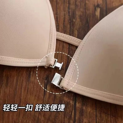 Stylish Front Closure Triangle Cup Bra with Convertible Adjustable Straps -k164