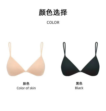 Stylish Front Closure Triangle Cup Bra with Convertible Adjustable Straps -k164