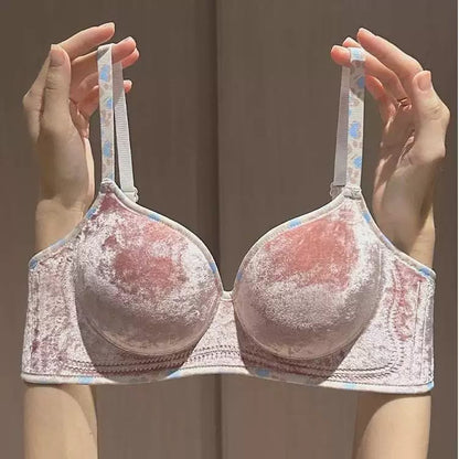 Super Thick 6cm Ultra Push Up Velvet Bra - Wireless Seamless  Bralette -21 Velvet BRA