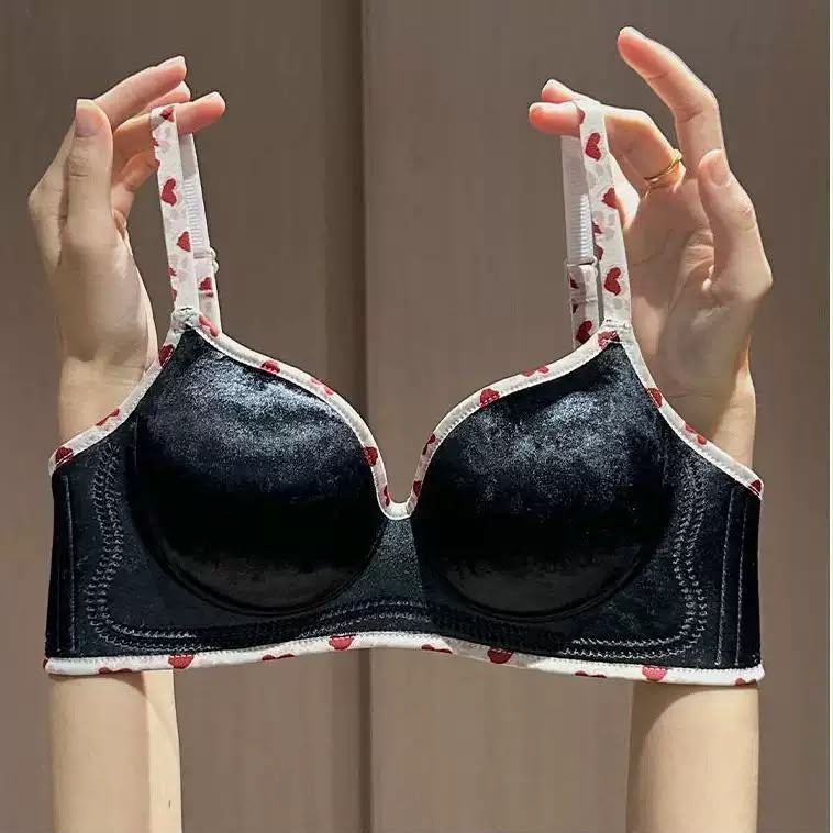 Super Thick 6cm Ultra Push Up Velvet Bra - Wireless Seamless  Bralette -21 Velvet BRA