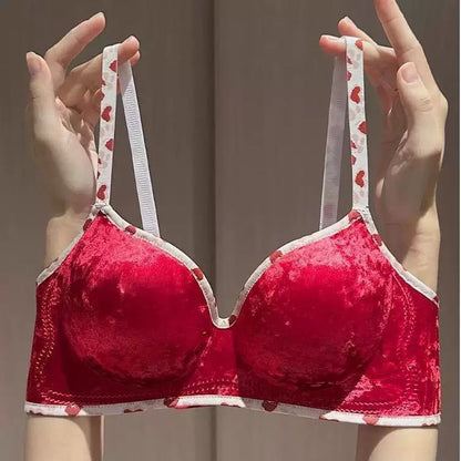 Super Thick 6cm Ultra Push Up Velvet Bra - Wireless Seamless  Bralette -21 Velvet BRA