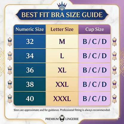 Women’s Seamless Padded Bra – Soft & Comfortable Everyday -8842