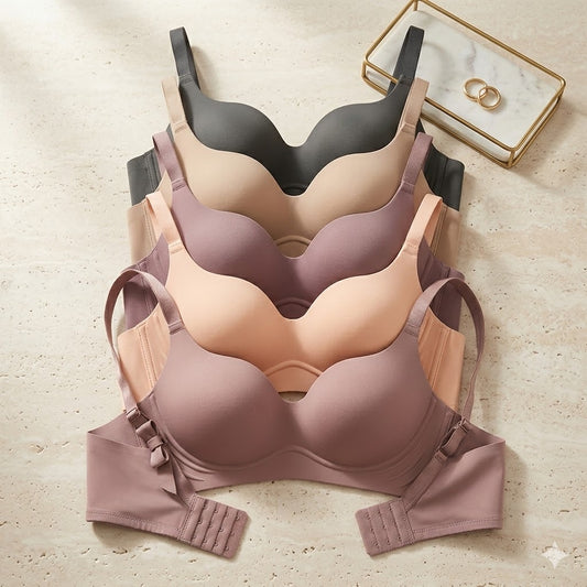 Flourish Pack Of 2 Premium Light Padded Smooth Fit Non-Wired Seamless Bra 3018