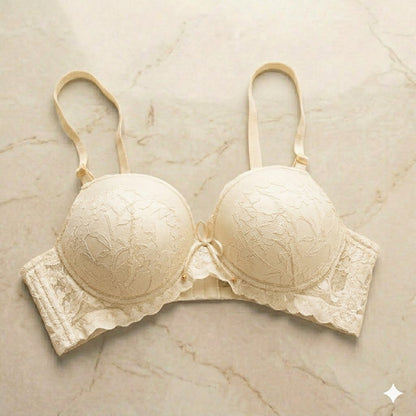 Pack of 2 Push-Up Bras for Women | Double Padded | Underwired Support | Premium Lace | Comfortable Everyday Wear | Style 733