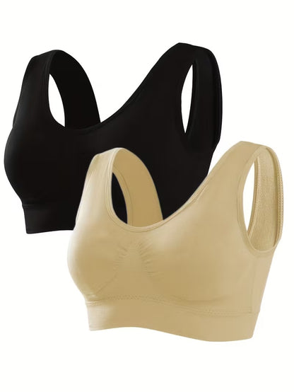 Women's Nylon Air Bra – Seamless Non-Padded Non-Wired Breathable Summer Comfort Bra