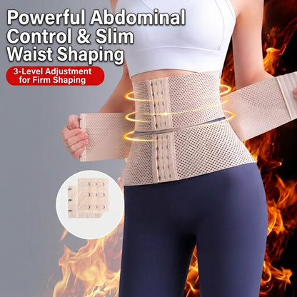 New Breathable Sports Adjustable Waist Trainer Belt & Body Shaper -654