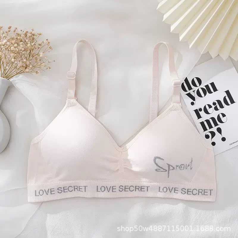 Women's Seamless Sports Bra – Soft Padded Wireless Everyday Comfort Bra