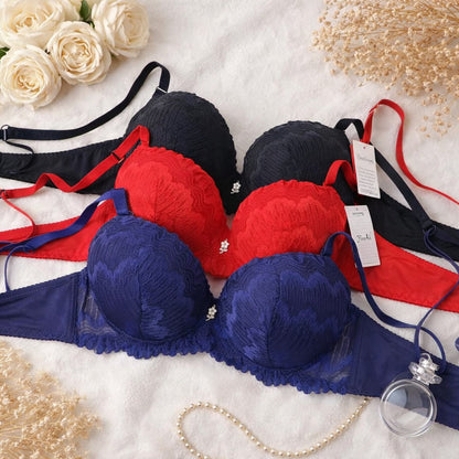 Flourish Ladies Fancy Wired Bra Premium Quality Wire Bra  Soft & Comfortable Full Coverage Stylish Textured Lace Design Party, Daily & Casual Wear A2318