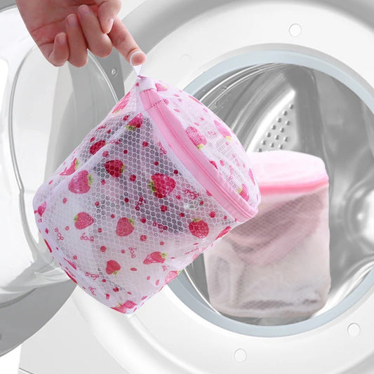 1 pcs Multi-purpose Zippered Mesh Laundry Bags for Blouse, Hosiery, Stocking, Underwear, Bra Lingerie