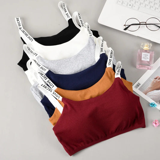 1 Pc Seamless Removable Padded Fitness Sport Casual Bra For Girls -1801