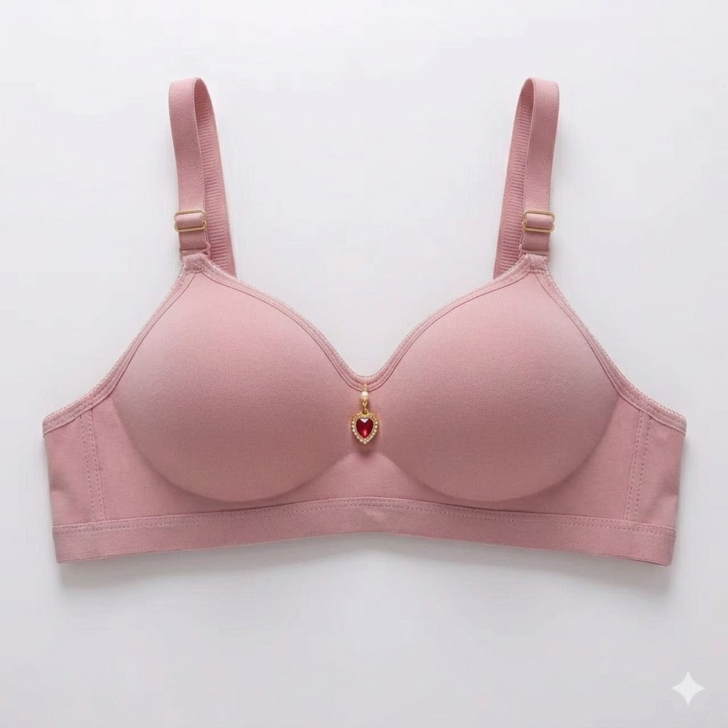 Pack Of 3 Premium Seamless Everyday Light Padded Bra – Wireless & Breathable Support  6601
