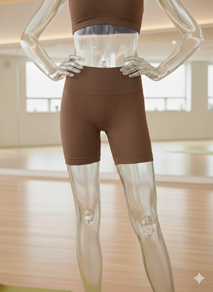 Pack of 2 Premium Seamless Stretchable Mid-Thigh Shorts – Soft & Breathable Fabric | Comfortable Daily Wear & Activewear