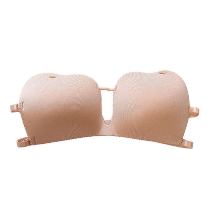 1 Pc Light Padded Cute Strapless With Free Invisible Straps Strapless bra 3D20024  (suitable for small cup size)