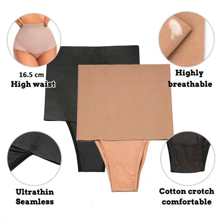 Flourish Women high Waist Belly Control Body Shaper Lifter Shapewear 8828