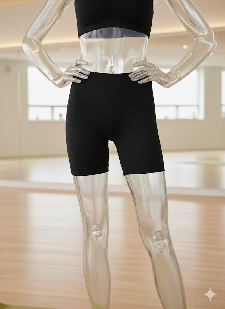 Pack of 2 Premium Seamless Stretchable Mid-Thigh Shorts – Soft & Breathable Fabric | Comfortable Daily Wear & Activewear