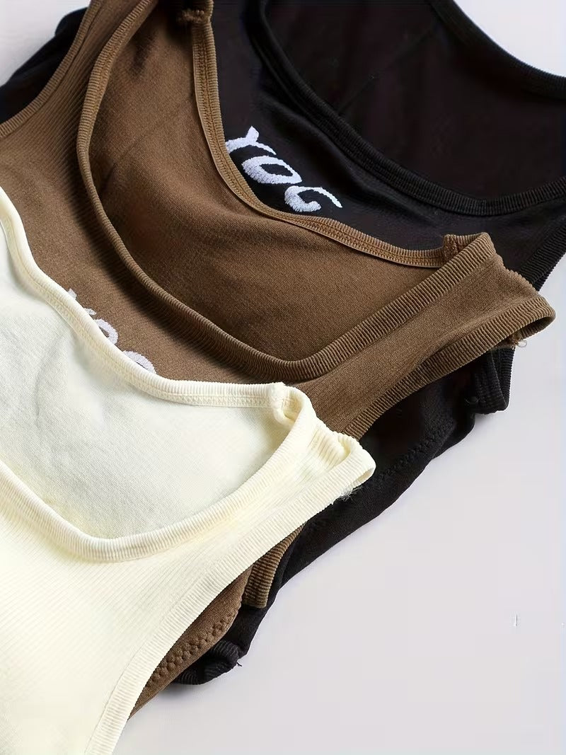 Flourish Pack of 2 Ribbed Cotton Tank Top Set..