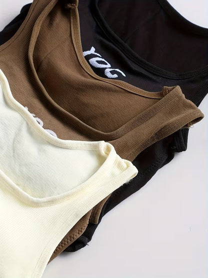Flourish Pack of 2 Ribbed Cotton Tank Top Set..