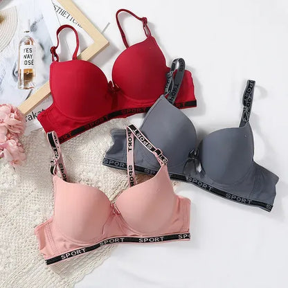 Pack of 3 SPORT Padded Wired Bra – Stylish Comfort & Perfect Support (3369)